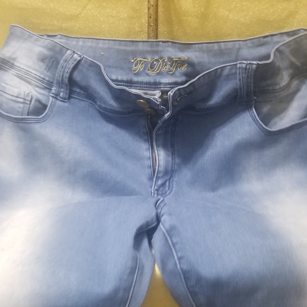 "To Die For"  High Rise  Stretch Jeans - Picture 5 of 15